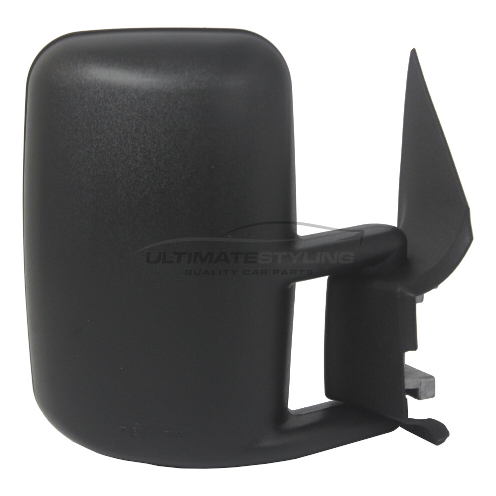 Mercedes Sprinter Van 1995-2006 Manual Wing Door Mirror Drivers Side O/S Black 5057795162609