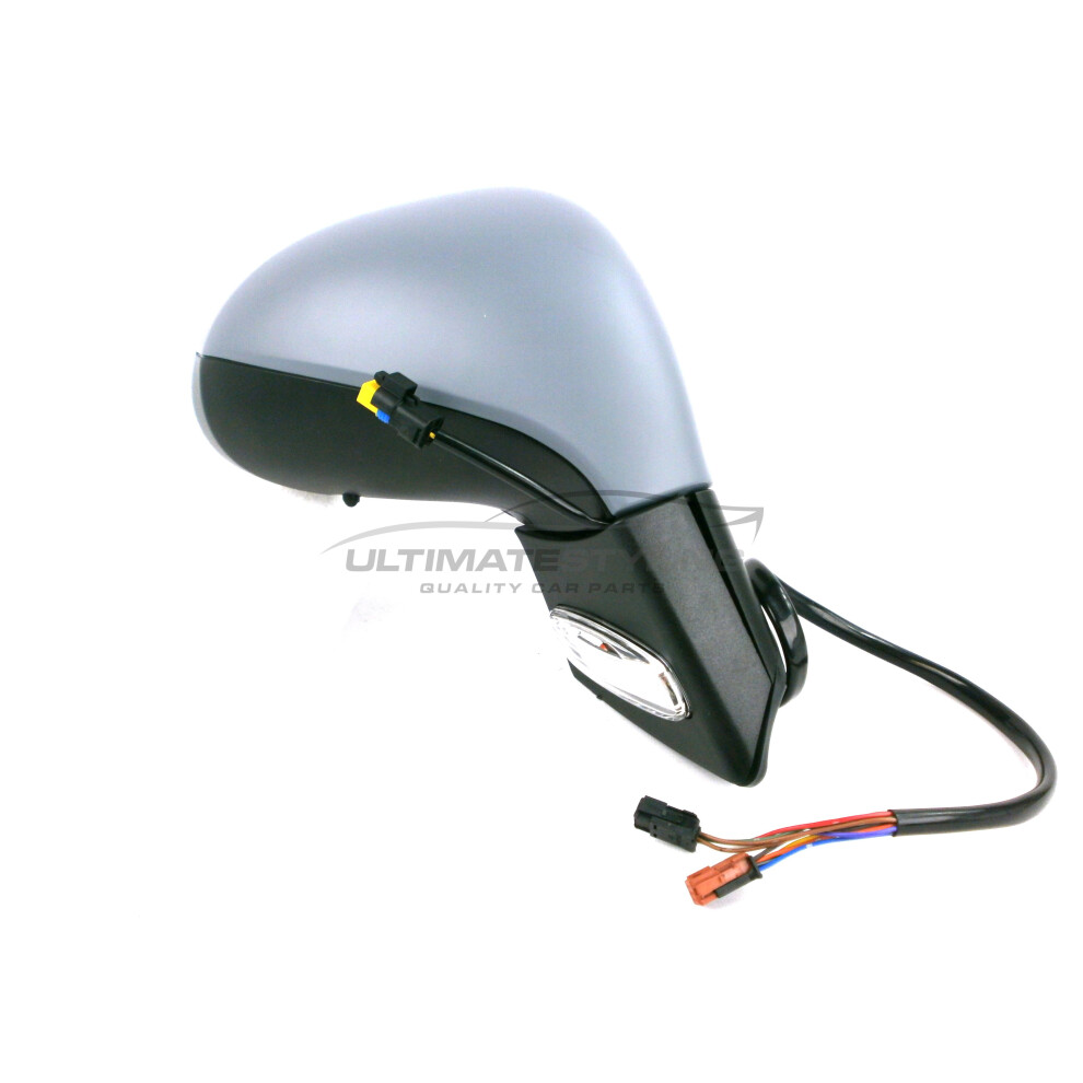 Peugeot 207Cc Cabriolet 2006-2013 Power Folding Wing Mirror Primed Drivers Side 5057795154772