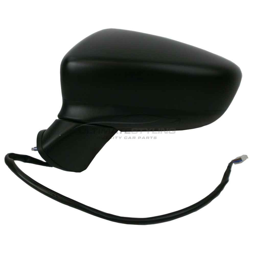 Mazda 6 Saloon 11/2012-> Power Folding Wing Door Mirror Primed Passenger Side N/S 5057795162456