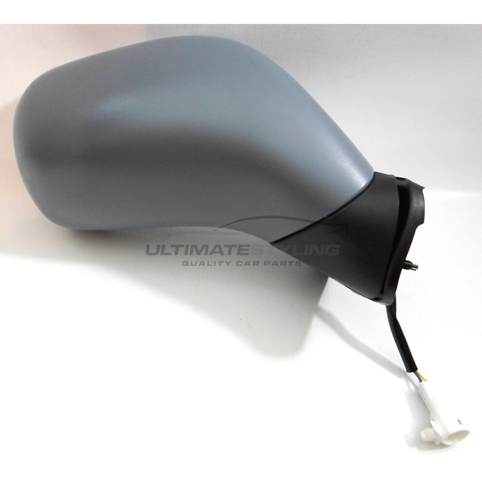 Vauxhall Agila Hatchback 2000-6/2008 Electric Mirror Primed Drivers Side O/S 5057795155809