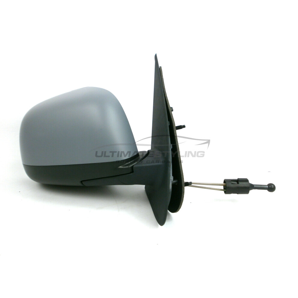 For Nissan Micra K13 Hatchback 9/2010-2013 Cable Wing Mirror Primed Drivers Side 5057795158688