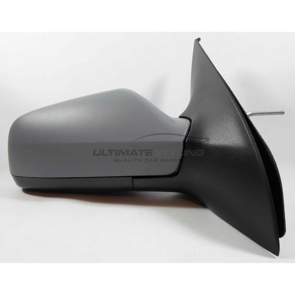 Vauxhall Astra G Mk4 Hatchback 1998-3/2005 Cable Mirror Primed Drivers Side O/S 5057795155502