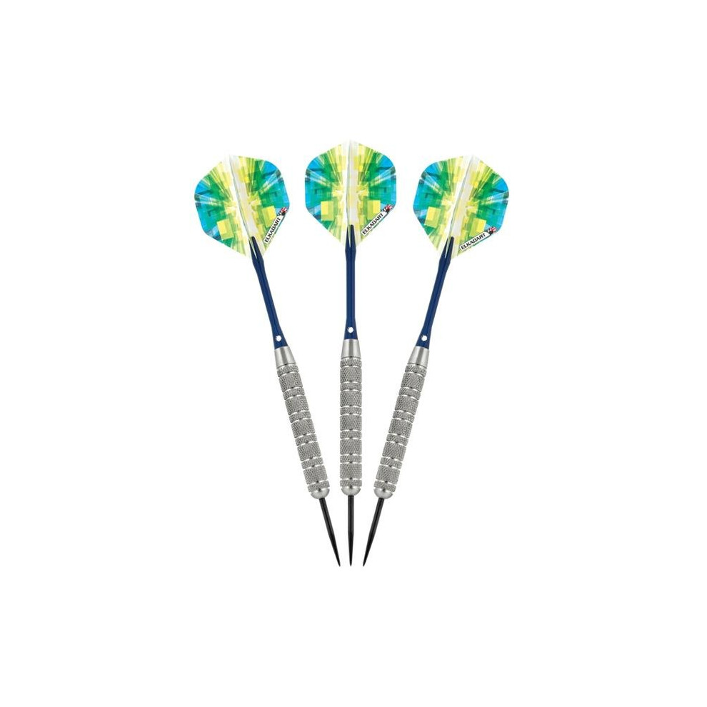 Elkadart 22-0201-21 Prism Ringed Silver Steel Tip Darts - 21 g