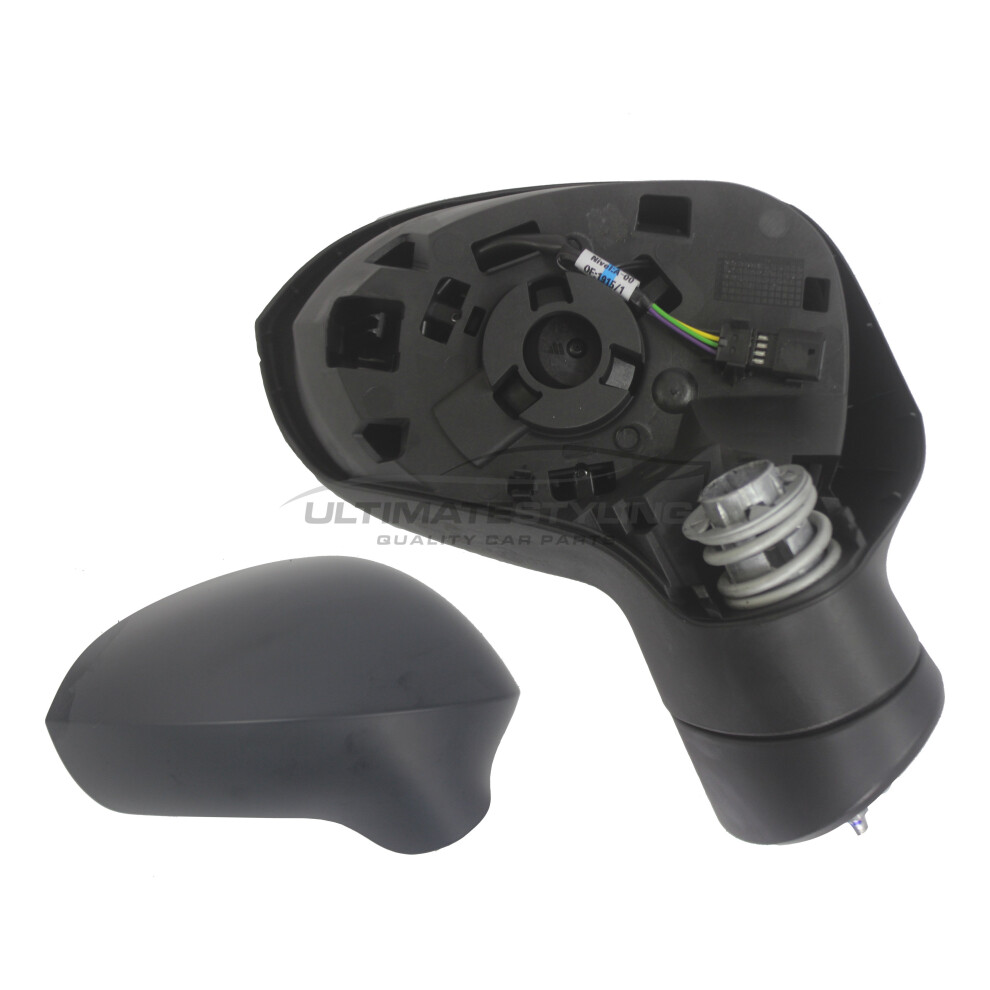 Seat Ibiza Hatchback 7/2008-> Electric Wing Door Mirror Primed Drivers Side O/S 5057795164689