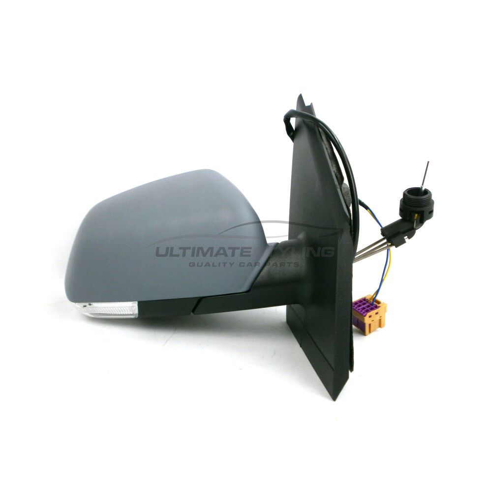 Vw Polo Mk4 9N3 Hatchback 6/2005-3/2010 Cable Wing Mirror Primed Drivers Side 5057795158084