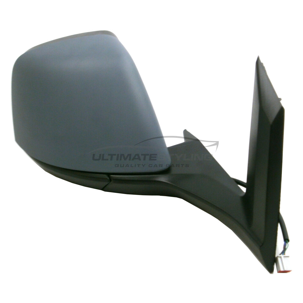 Ford Transit Connect Mk2 Van 10/2013-> Electric Mirror Primed Drivers Side O/S 5057795154840