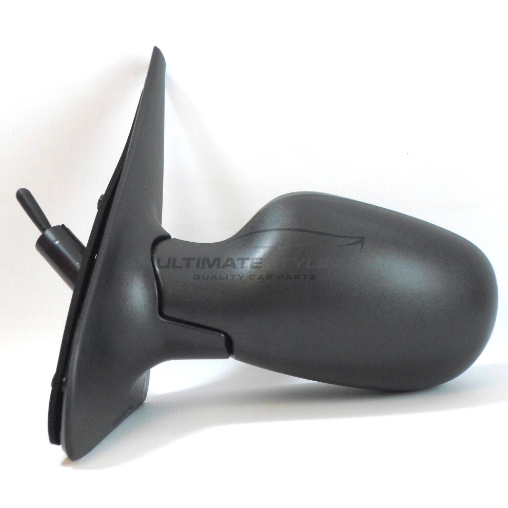 Renault Clio Campus 2005-2008 Cable Wing Door Mirror Passenger Side N/S Black 5057795158404