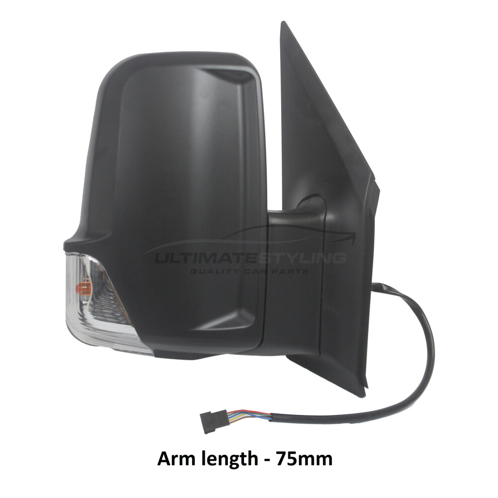 Mercedes Sprinter Van 2006- Electric Short Arm Wing Door Mirror Drivers Side O/S 5057795164375