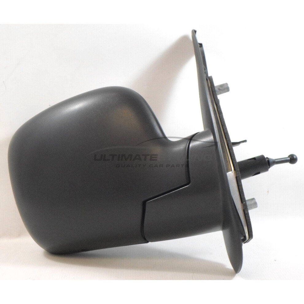 Renault Kangoo Van 9/2008-6/2013 Cable Wing Door Mirror Drivers Side O/S Black 5057795158787