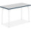 Lorell LLR99916 24 x 48 Rectangular Classroom Activity Tabletop - Gray & Navy 1