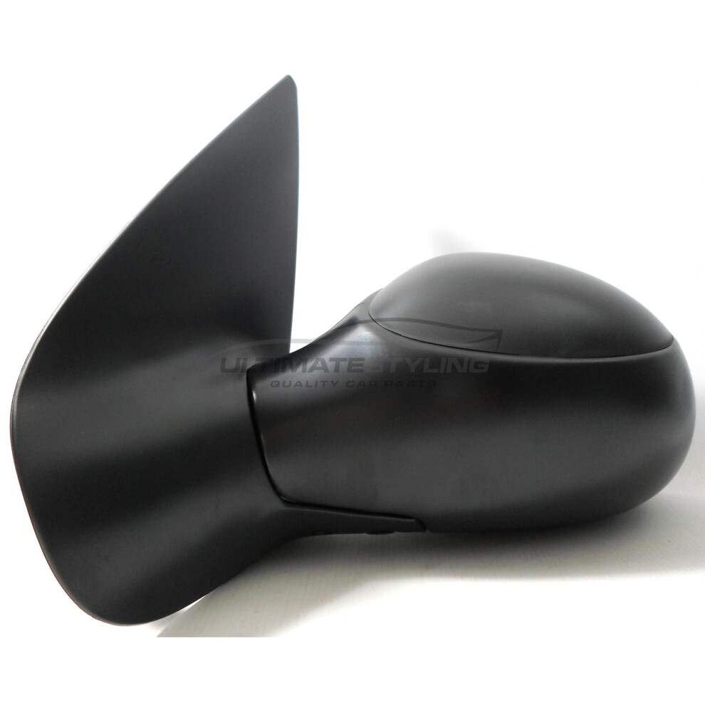 Peugeot 206 Hatchback 1998-2009 Cable Wing Door Mirror Passenger Side N/S Black 5057795154178