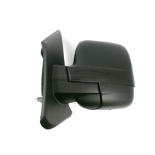 Renault Trafic Van 8/2014-> Electric Wing Door Mirror Black Passenger Side N/S
