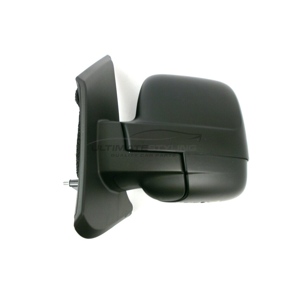 Renault Trafic Van 8/2014-> Electric Wing Door Mirror Black Passenger Side N/S