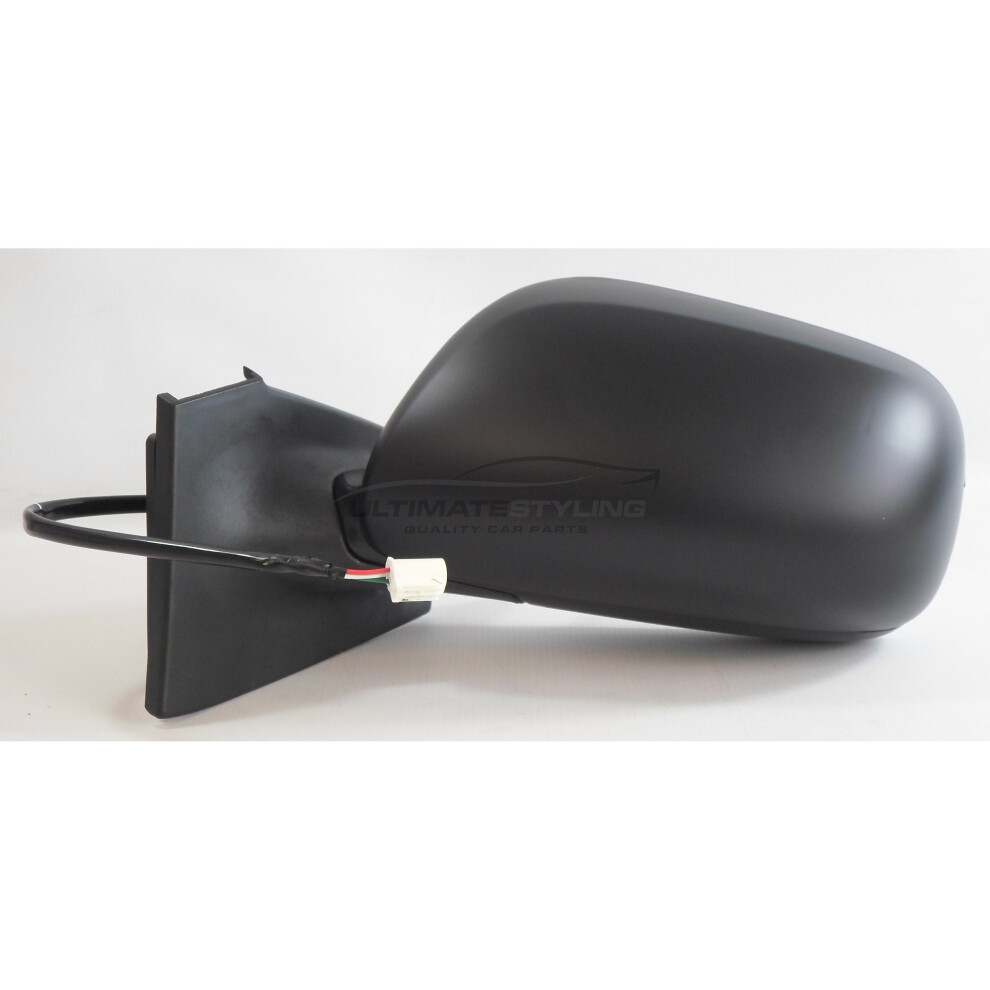 Toyota Yaris Hatchback 11/2005-2011 Electric Wing Mirror Primed Passenger Side 5057795160834