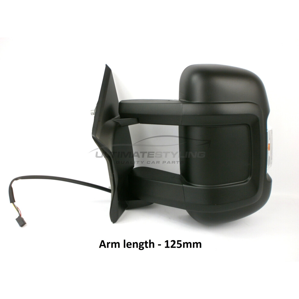 Fiat Ducato Van 2006-9/2014 Electric Medium Arm Wing Mirror Passenger Side N/S 5057795164061