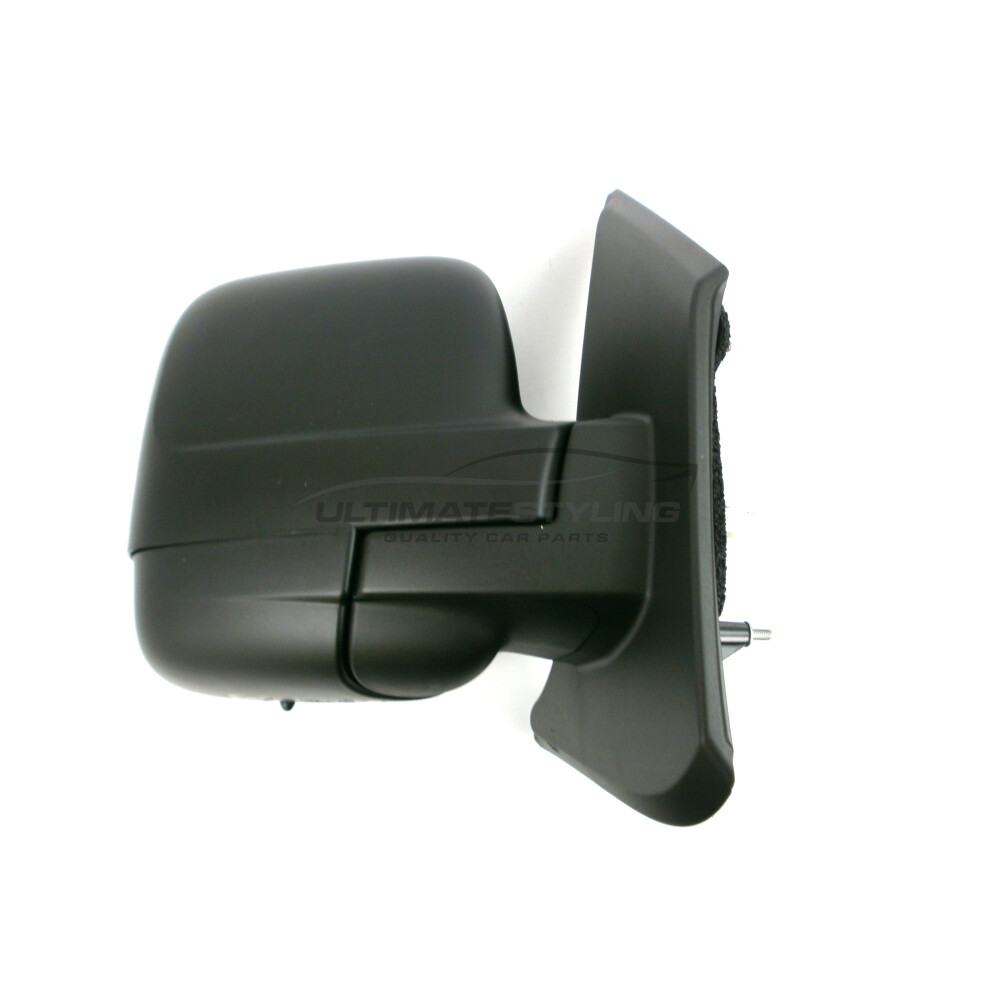 Vauxhall Vivaro Van 8/2014-> Electric Wing Door Mirror Black Drivers Side O/S