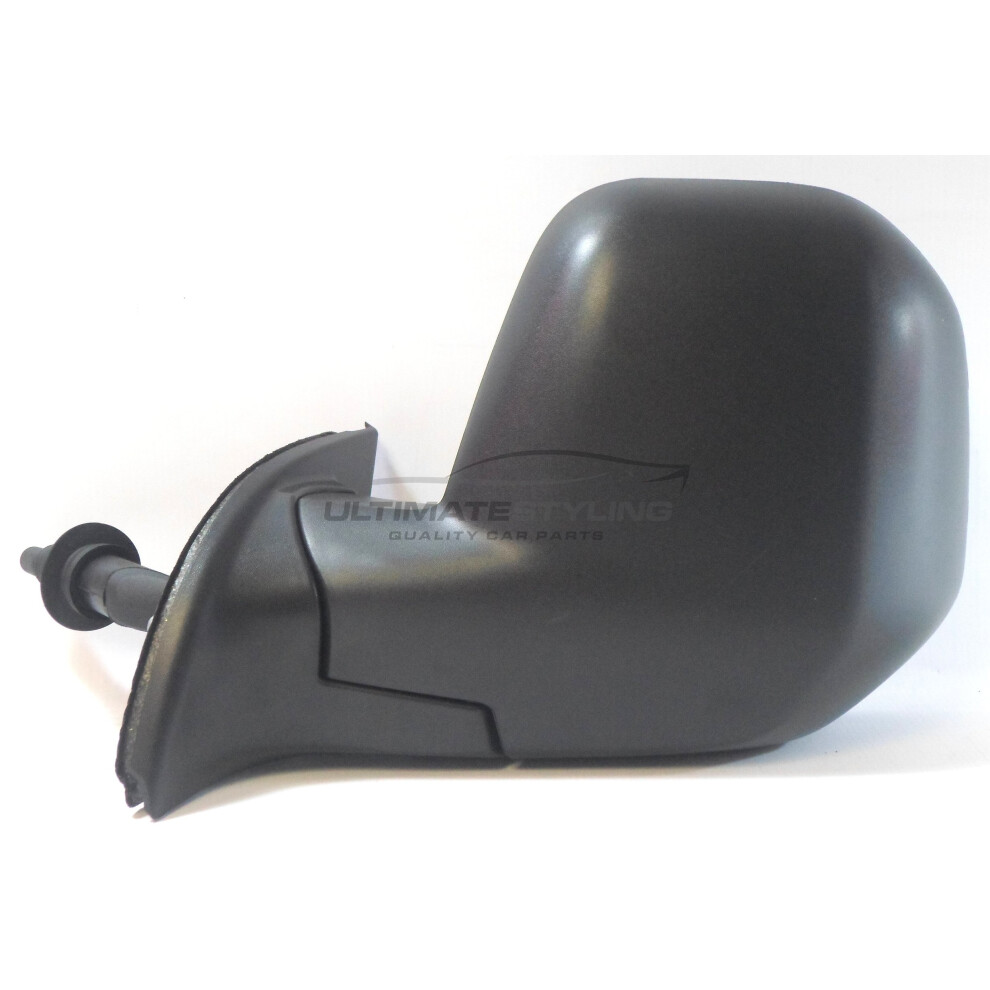 Citroen Berlingo Van 7/2008-4/2012 Cable Wing Door Mirror Passenger Side Black 5057795146722