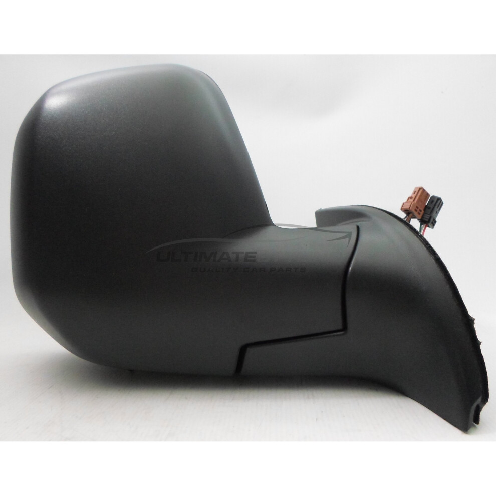 Peugeot Partner Van 7/2008-4/2012 Electric Wing Door Mirror Drivers Side Black 5057795146753