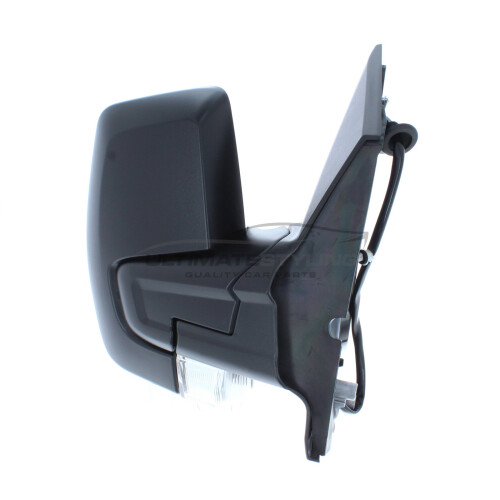 Ford Transit Custom Van 2012-> Power Folding Wing Door Mirror Drivers Side Black 1