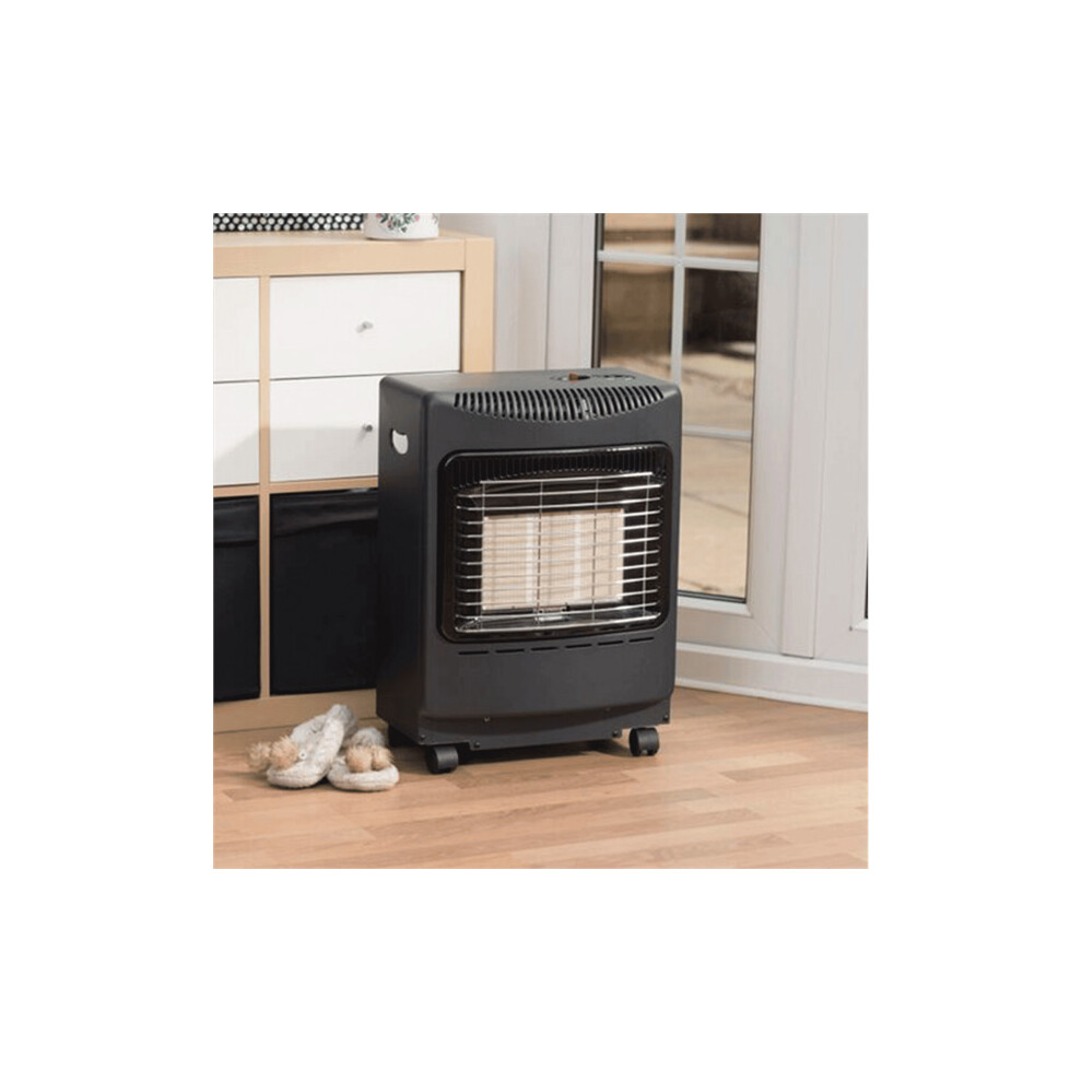 Lifestyle Black Mini Heatforce 4.2kw Radiant Portable Gas Heater