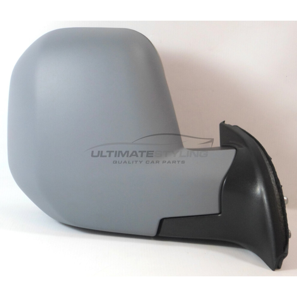 Peugeot Partner Van 7/2008-4/2012 Electric Wing Mirror Primed Drivers Side O/S 5057795146791