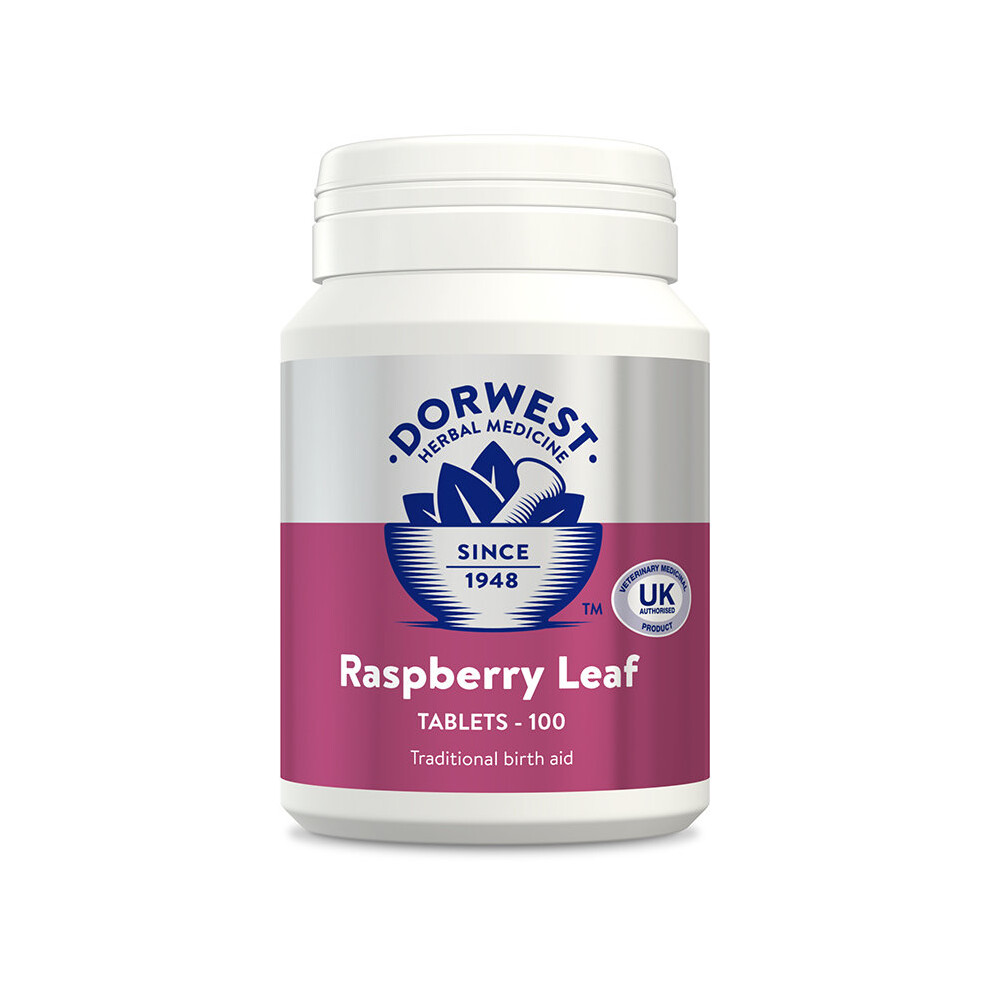 Dorwest Herbs (500 Tablets) Raspberry Leaf Tablets Increases Aids Pregnancy