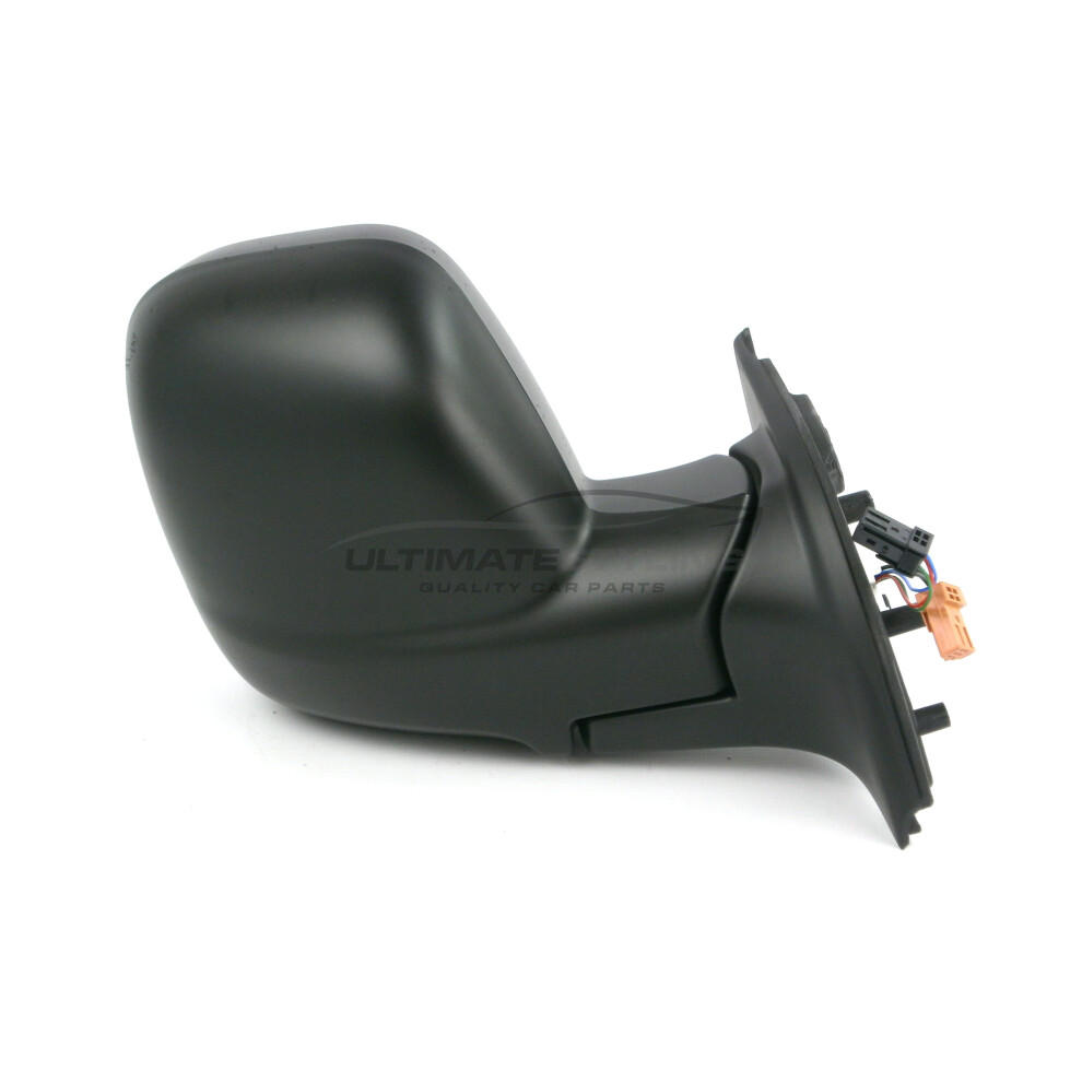 Peugeot Partner Van 3/2012-> Electric Wing Door Mirror Drivers Side O/S Black 5057795147057