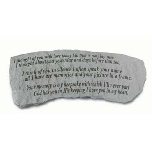 Kay Berry- Inc. 35620 I Thought Of You With Love - Memorial Bench - 29 Inches x 12 Inches x 14.5 Inches