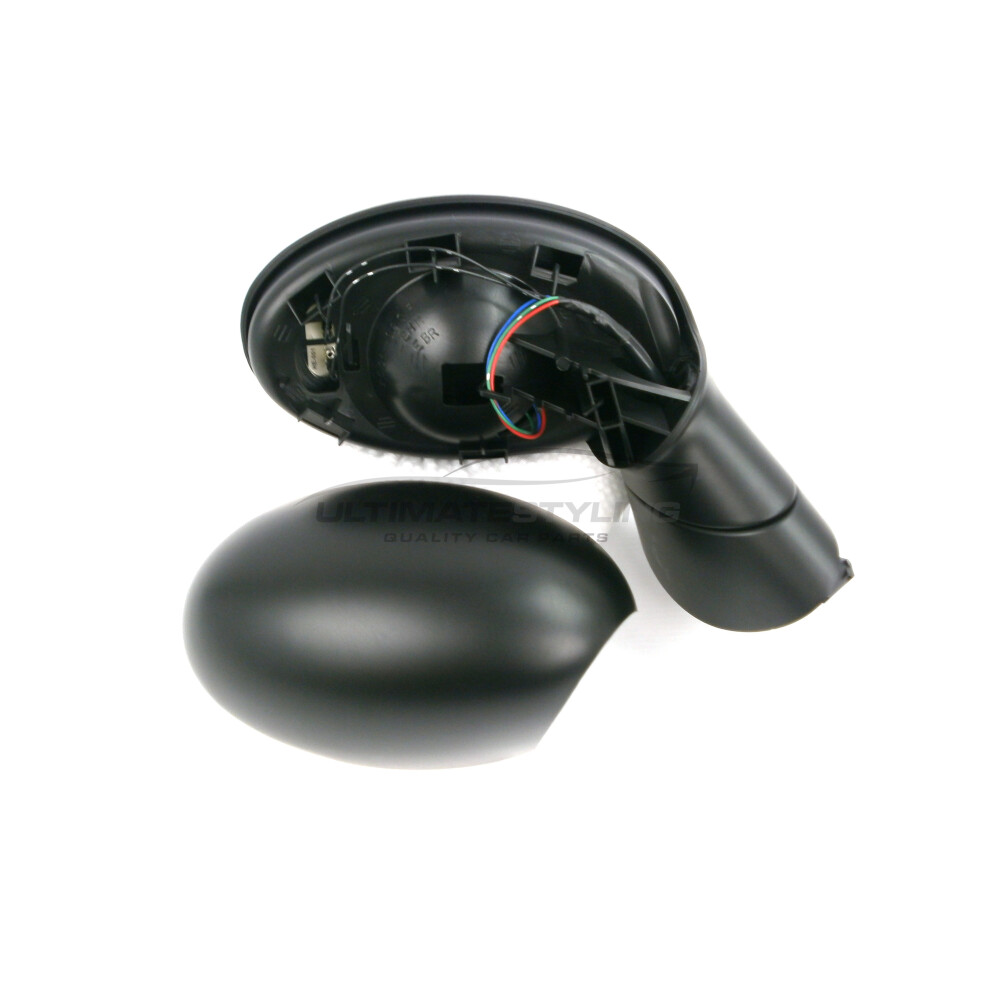 Bmw Mini R50 Hatchback 2001-2006 Power Folding Wing Mirror Drivers Side Black 5057795145596