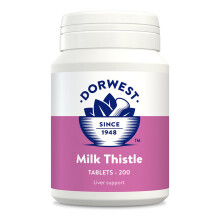 DORWEST HERBS MILK THISTLE TABLETS FOR IMPROVED LIVER FUNCTION IN CATS & DOGS