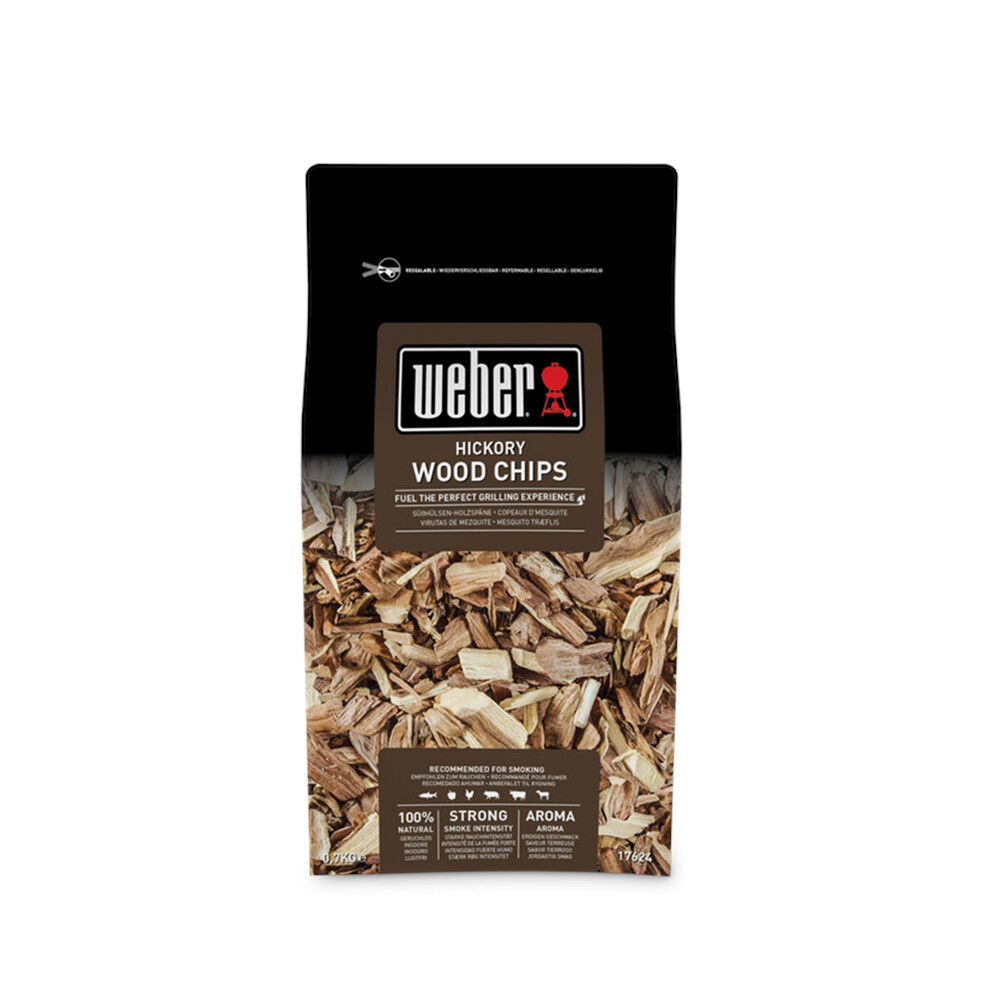 Weber Hickory Wood Chips - 0.7kg