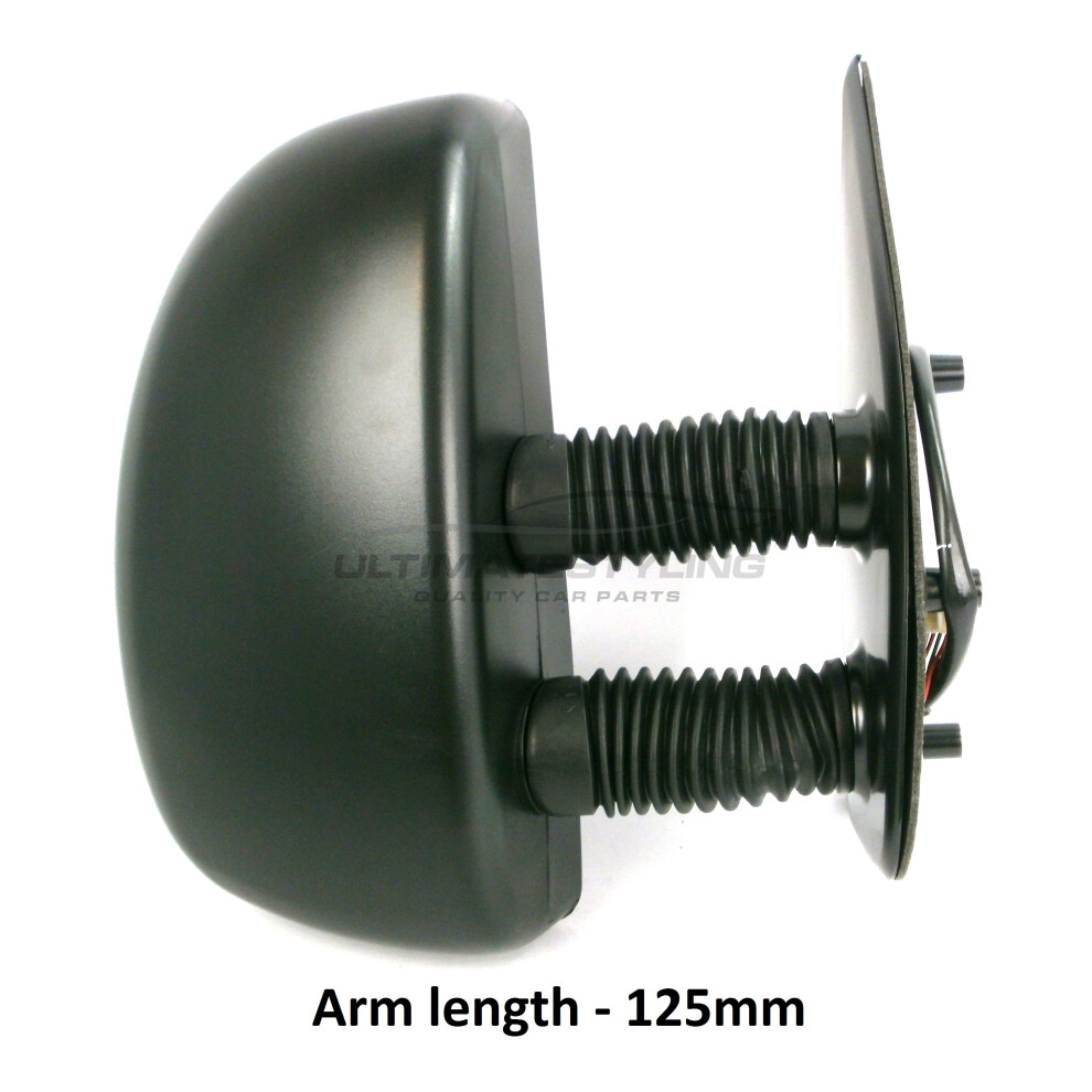 Fiat Ducato Van 1998-2002 Electric Long Arm Wing Door Mirror Drivers Side O/S 5057795147972