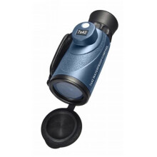 Barska Optics AA11442 7X42 WP Monocular- Deep Sea- w/Internal Rangefinder & Compass- FMC- Blue Lens