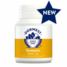 (200 Tablets) Dorwest Herbs Turmeric Tablets For Natural Anti Inflammatory In Cats & Dogs