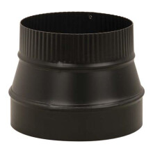 Imperial BM0075 5" x 6" Stove Pipe Reducer - Black