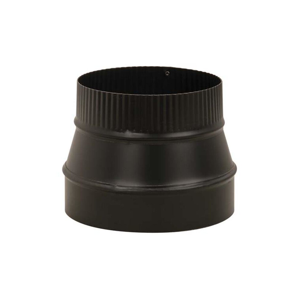 Imperial BM0075 5" x 6" Stove Pipe Reducer - Black
