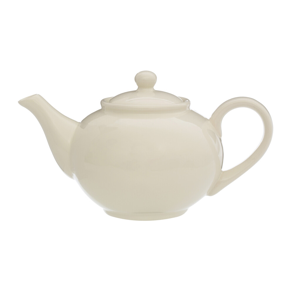 Premier Housewares Teapot, Cream Dolomite, 1300 Ml