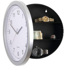 GEEZY Secret Wall Clock Home Safe Valuables Money Box Stash Cash Jewellery Gold