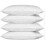 4 Pack Pillow Protectors Standard Size 50x70cm Washable Dust Mite Proof 1