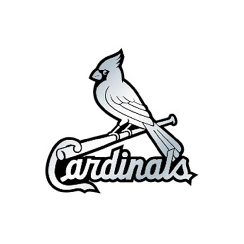 St. Louis Cardinals Auto Emblem - Silver 681620532777