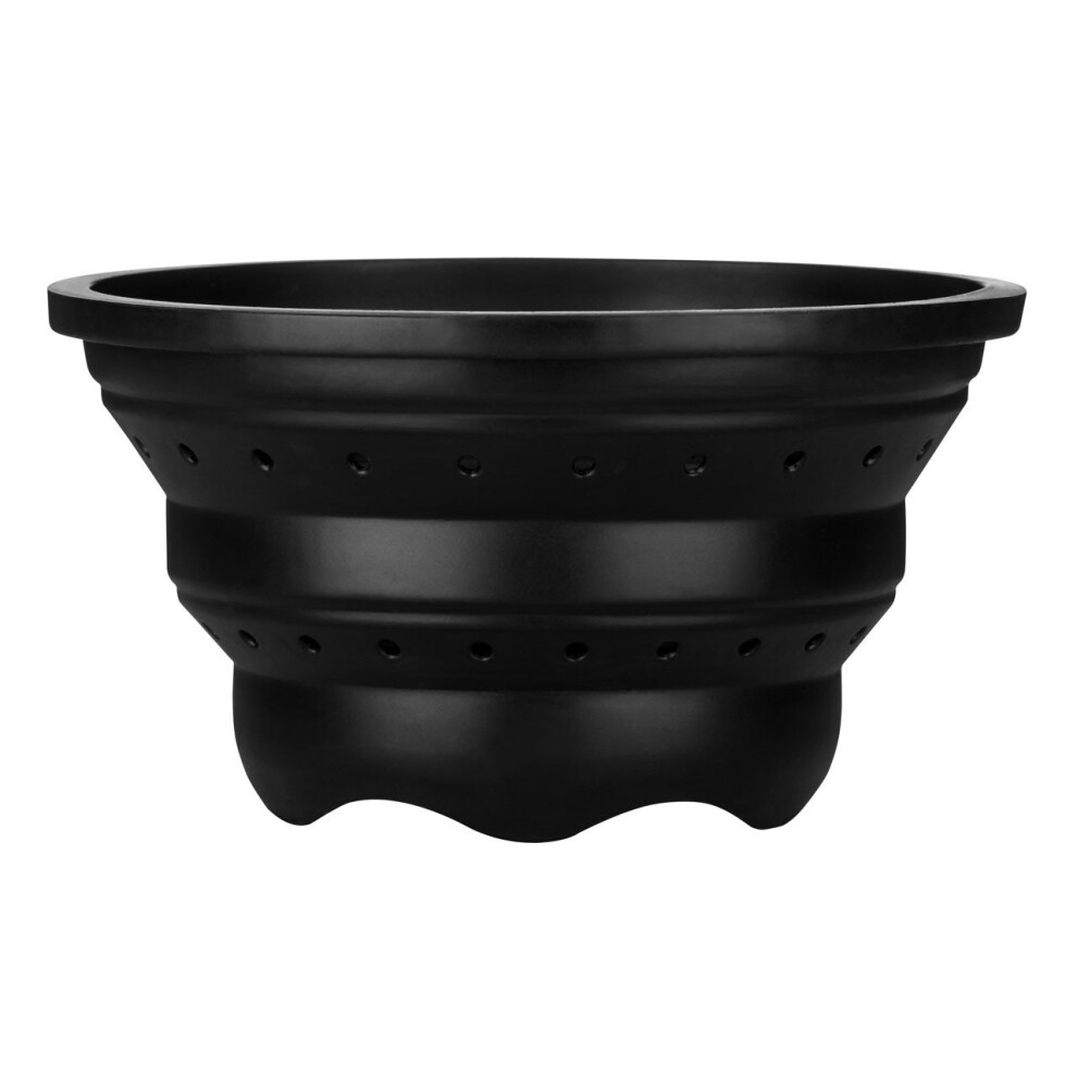 Hadson Black Colander and Food Steamer