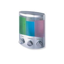Better Living Products 76334-1 TRIO Soap and Shower Dispenser Satin Silver
