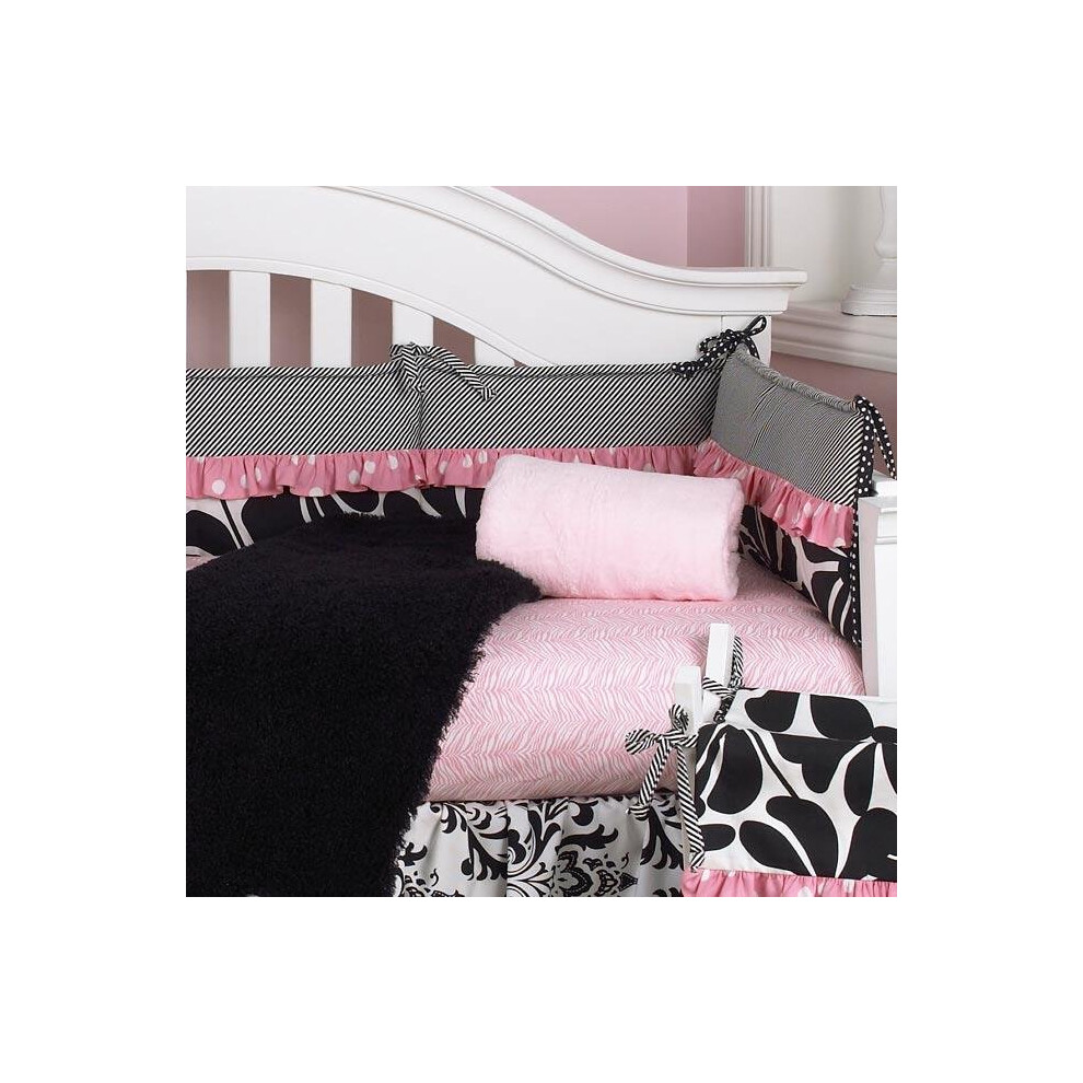 Tybu Girly Crib Bumper Black/White N. Selby