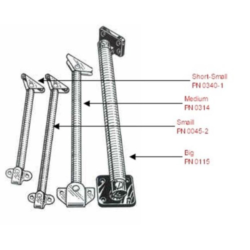 Moonlite Marine 0340-1 Short Small Hatch Holder