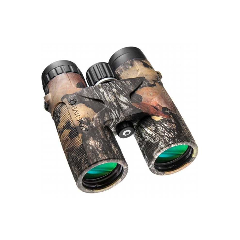 Barska Optics AB11850 10x42 WP Blackhawk  Bak-4  Green Lens  Mossy OakÂ® Break-UpÂ®