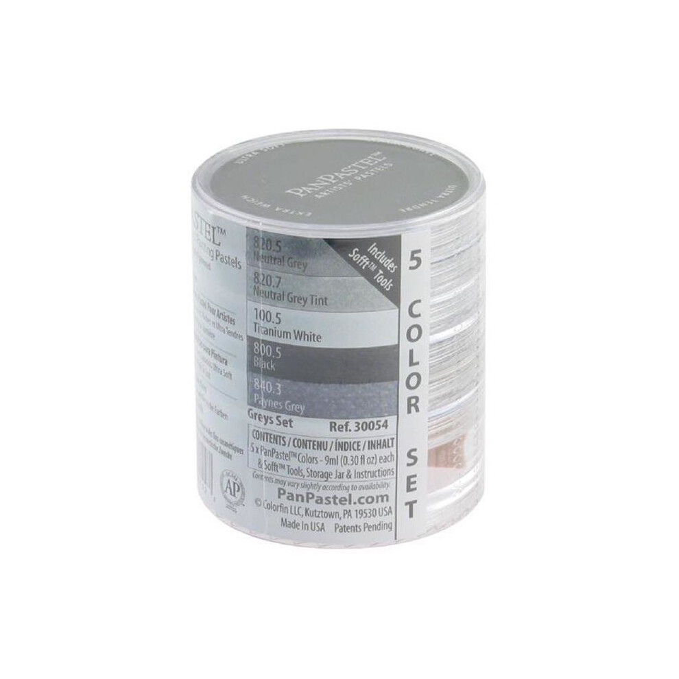 PanPastel PP30054 Ultra Soft Artists Painting Pastels Set - Grey