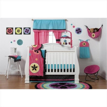 One Grace Place 10-24103 Magical Michayla's 8 Piece Crib Bedding Set