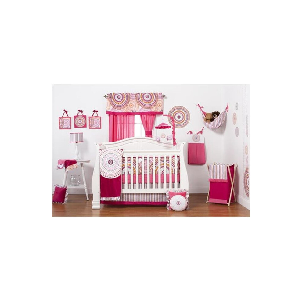 10-27112 Sophia Lolita Infant Accessory 6 Piece Crib Bedding Set One Grace Place