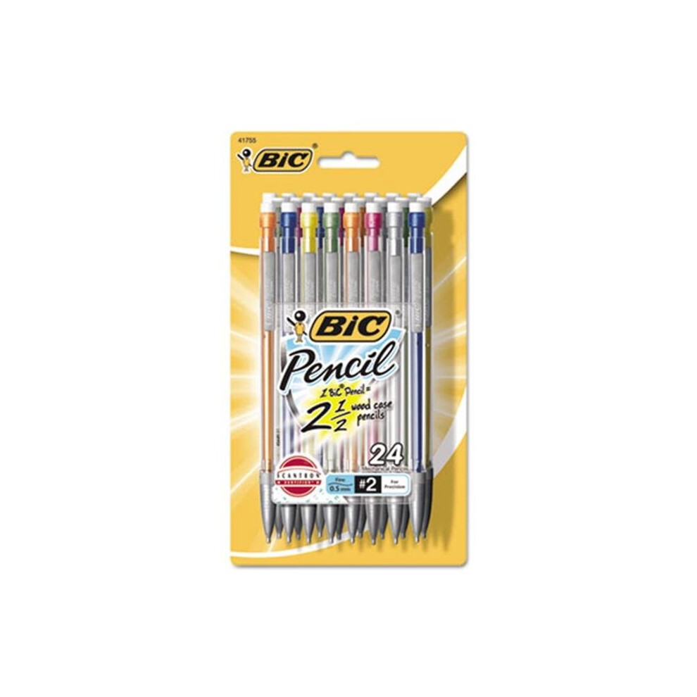 Bic MPLMFP241 Mechanical Pencil  0.5 mm  No. 2 Lead