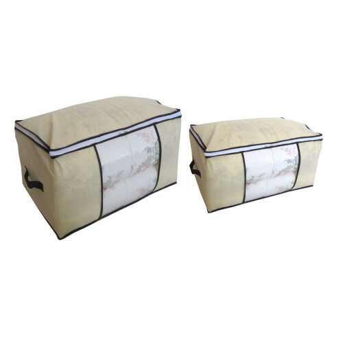 STORAGE BAGS M(30 X 60 X 40cm) BEIGE 2